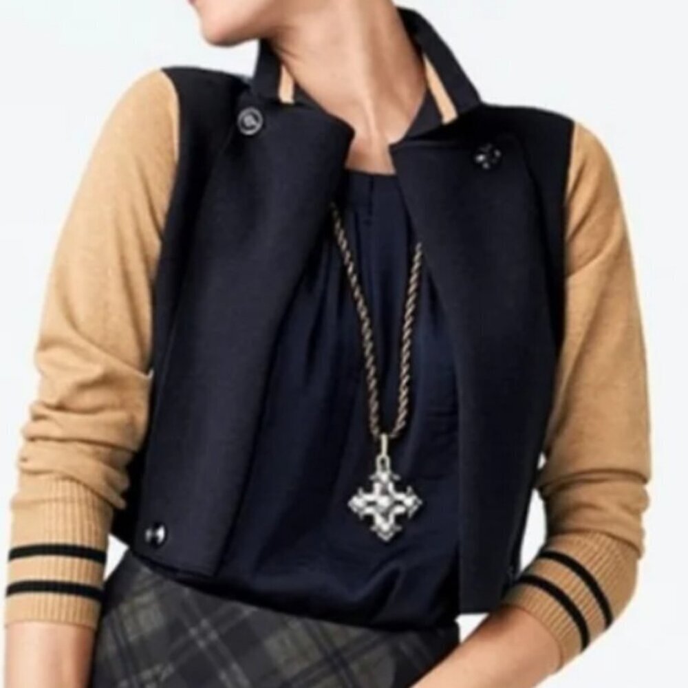 CAbi Turn Back Colorblock Cardigan, size S/M